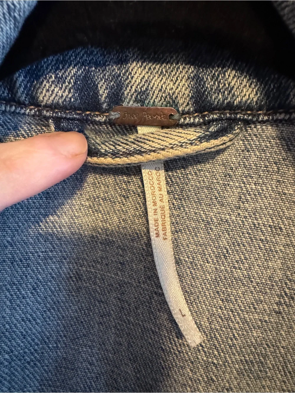 Free people denim jacket - Picture 4 of 4